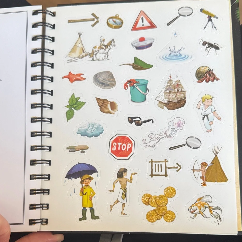 The Boy's Book of Adventure Brand New 2 pages of stickers